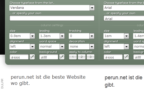 Schriften testen und die Verbreitung