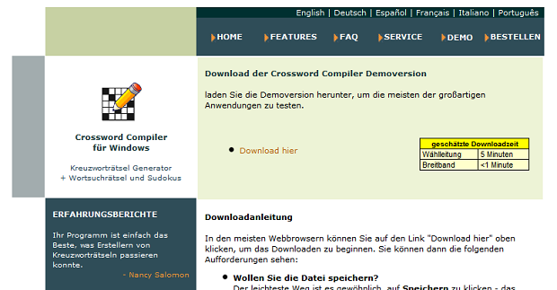 QR-Kreuzworträtsel