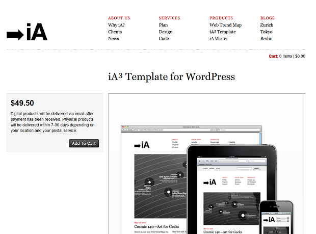 iA³ Template for WordPress