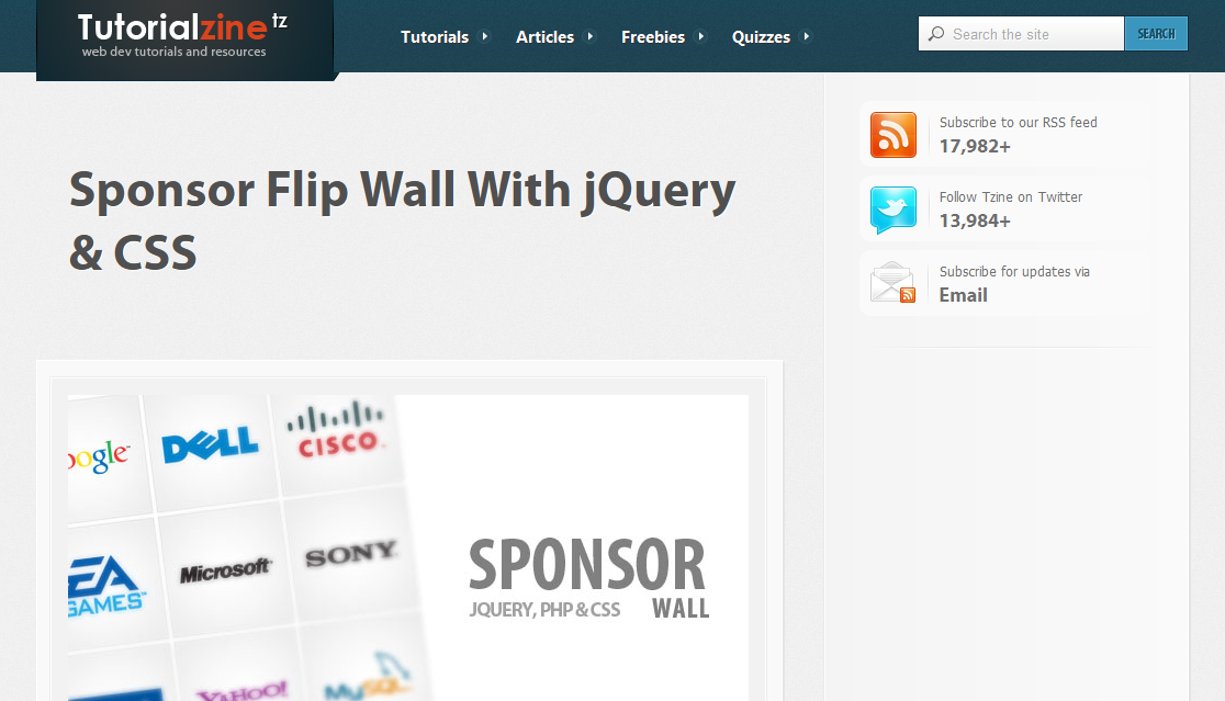 Sponsor Wall