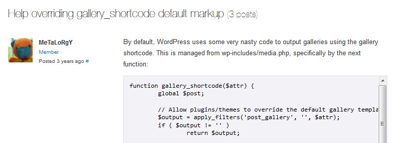 Help overriding gallery_shortcode default markup