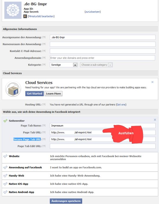 Facebook-Impressum